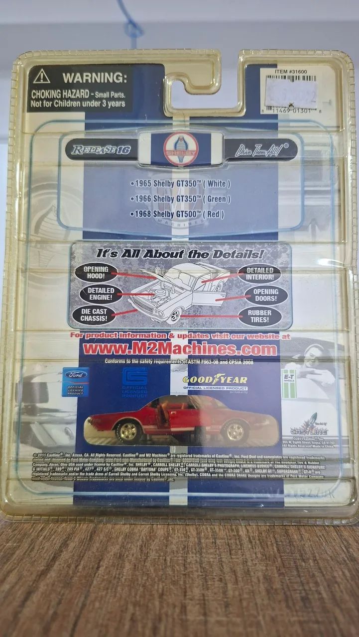 Shelby Cobra GT 500 1968 1:64 m2 machines  - Foto 2