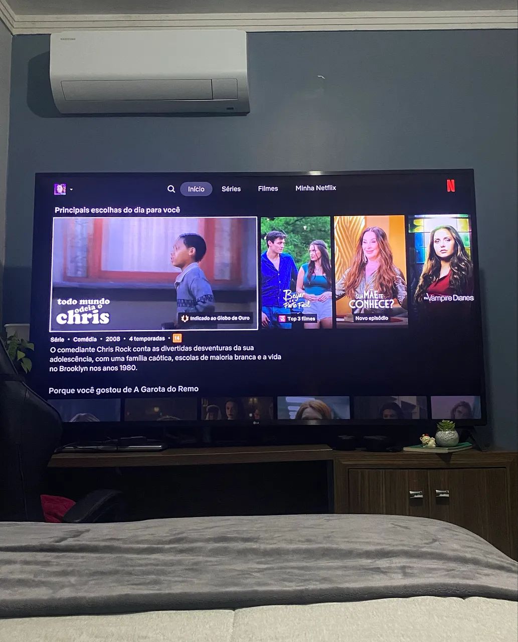 TV 70 Polegadas 4K impecável - Foto 2