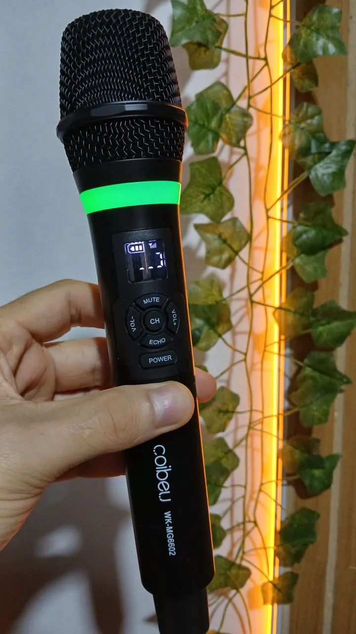 Microfone sem dia kit duplo