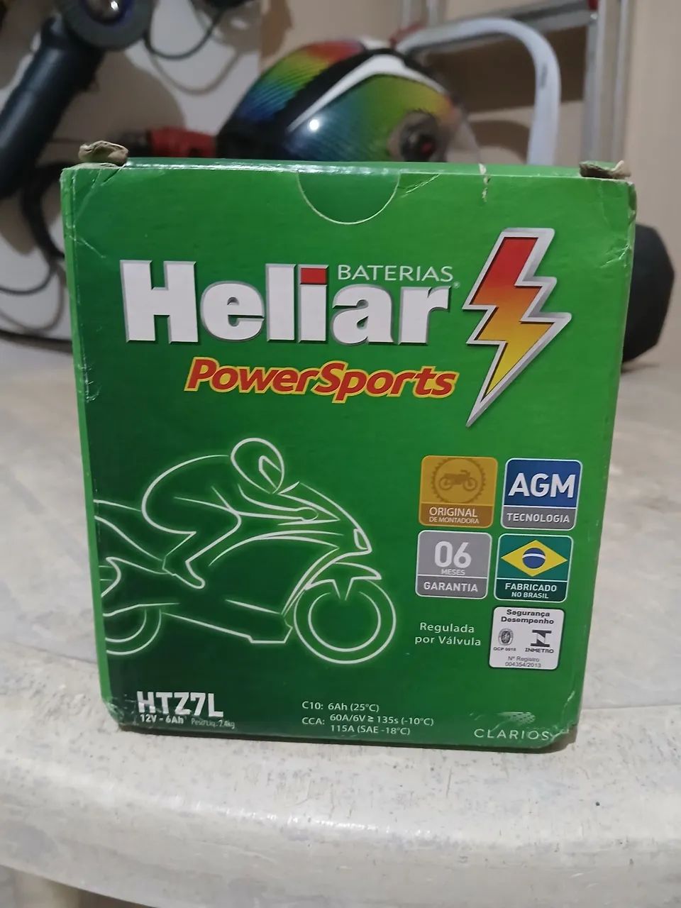 Bateria heliar 6 Ah nunca usada Comprada em 20/11/2025 - Foto 5