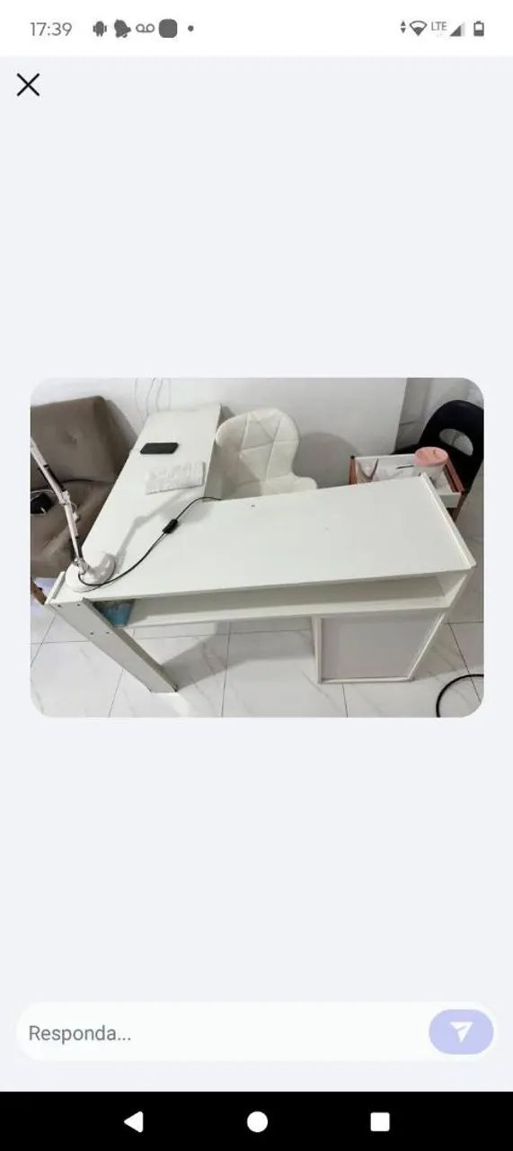 Mesa de manicure em L - Foto 2