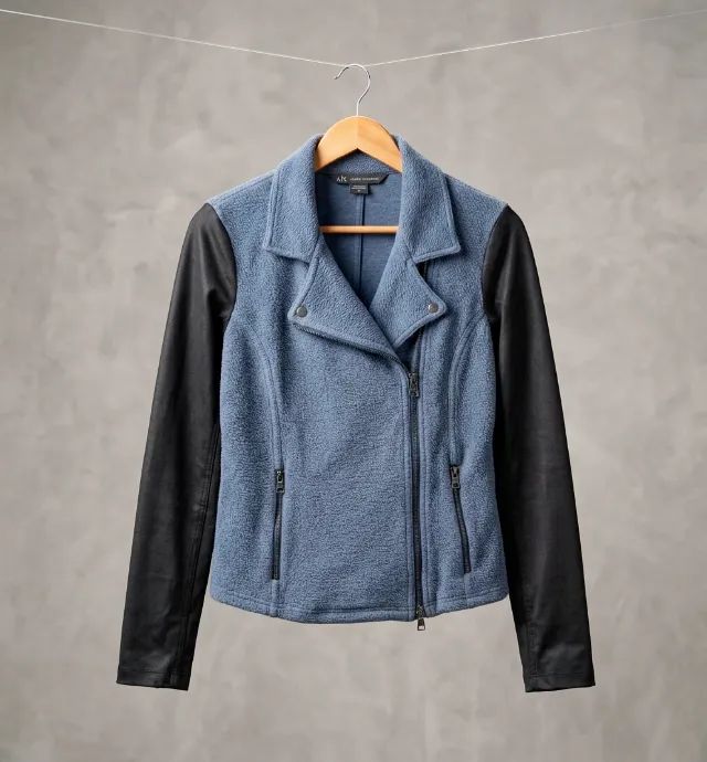 Jaqueta Armani Exchange Biker Feminina Original - Tam. P - Foto 2