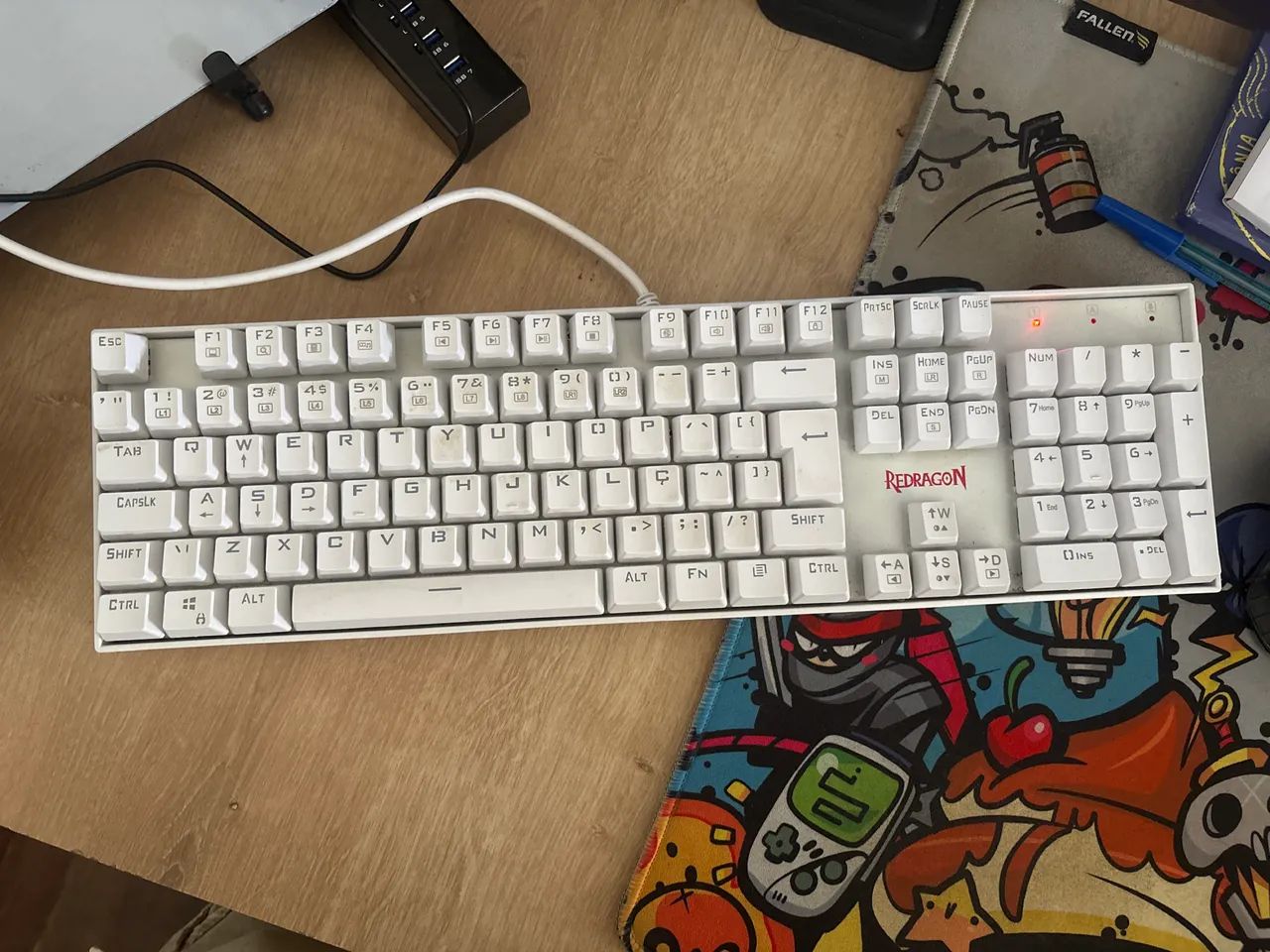 REDRAGON MITRA WHITE SWITCH BROWN - Foto 2