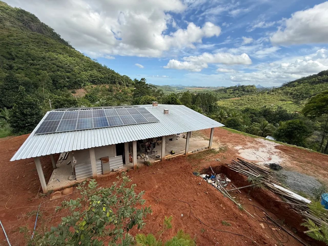 Vende-se lindo sitio com casa 3 quartos com vista maravilhosa para Vitoria. - Foto 4