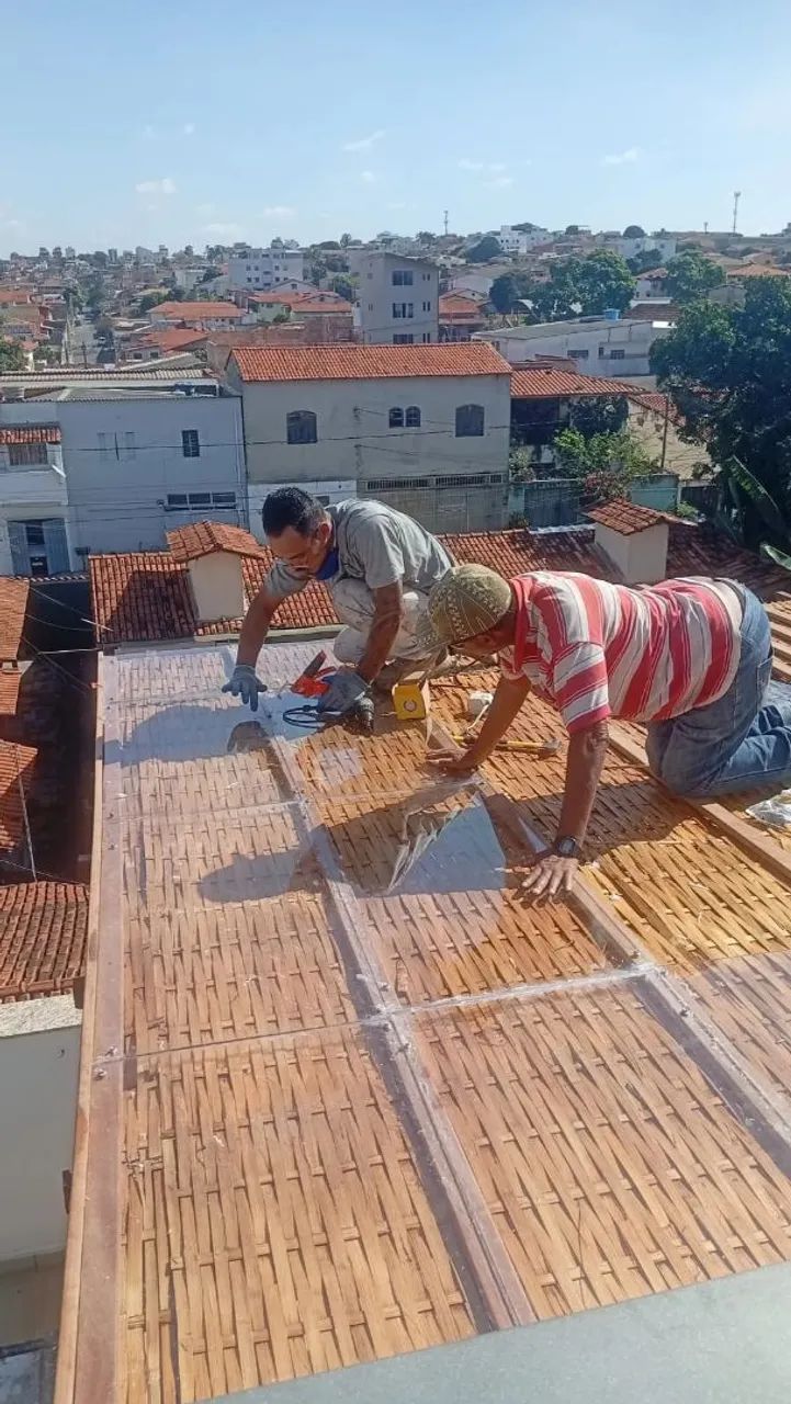 Cobertura e forró de bambu e, CPF pergolado de, para deck e muito mais - Foto 2