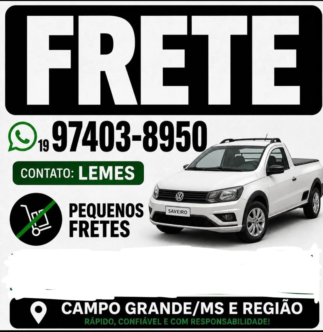 Fretes e pequenos carretos