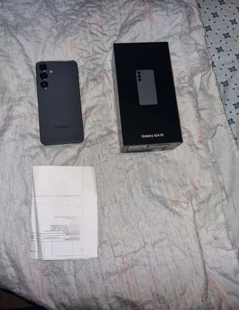 Samsung galaxy s24 fe  zerado com caixa e nota fiscal - Foto 4