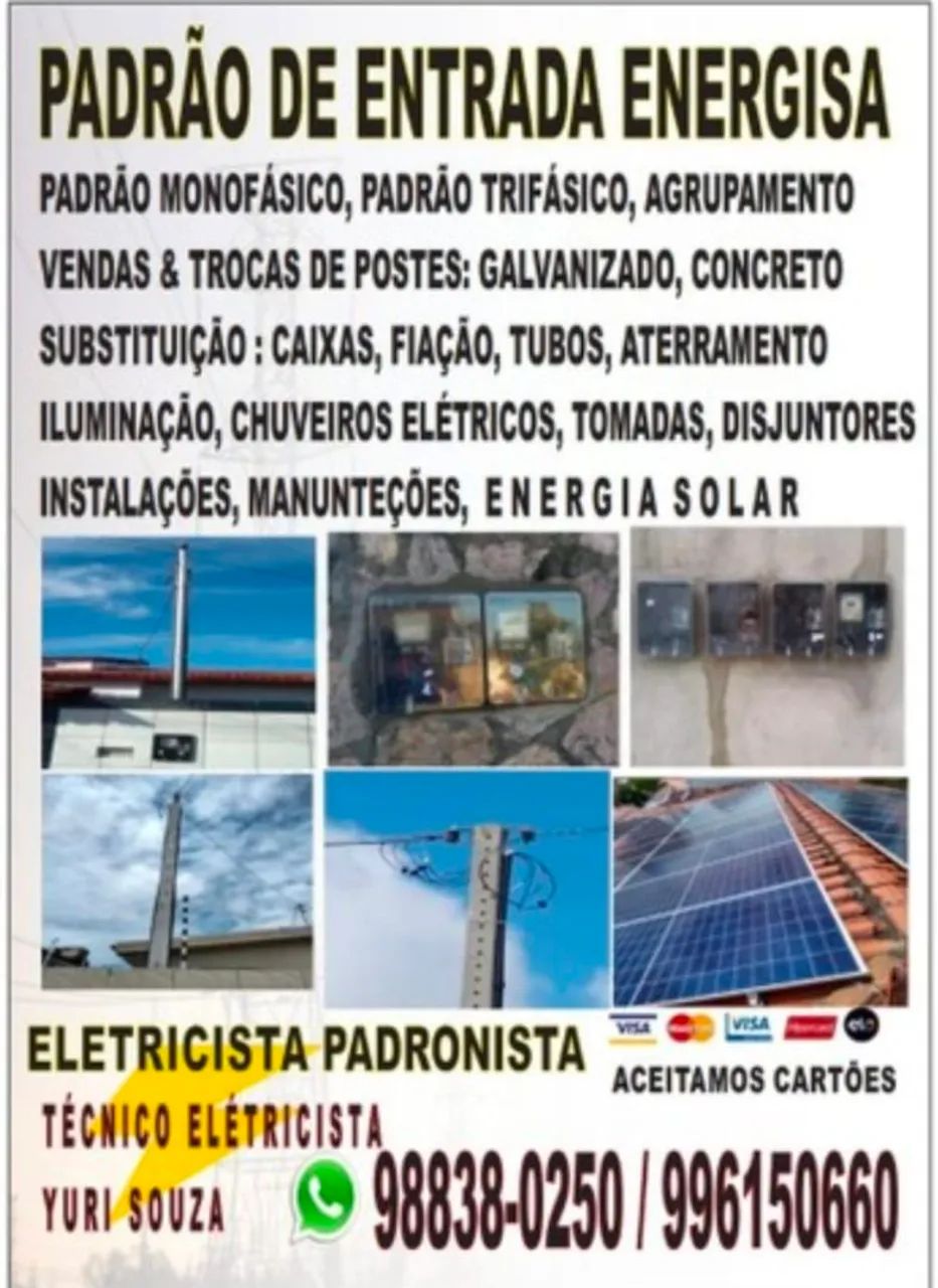  Postes Padrão Energisa Concreto e Galvanizado e Serviços elétricos  - Foto 5