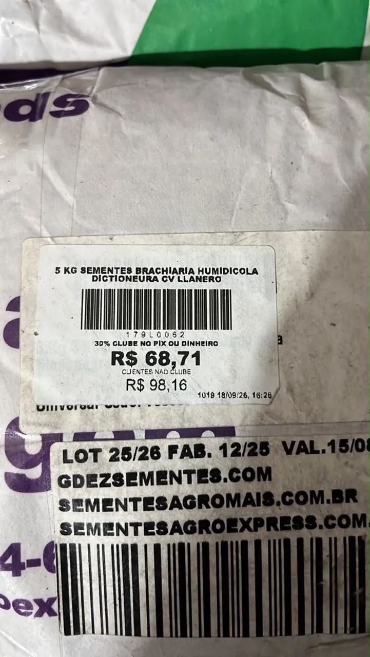 Sementes de pasto e gramas metade do preço  - Foto 4
