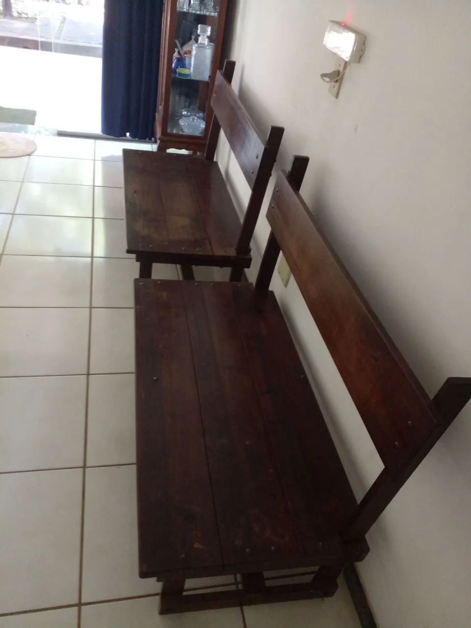 SOLID IPÊ WOOD BENCHES FOR LIVING ROOM
