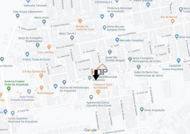 Terreno à venda, 1108 m² por r$ 543.600,00 - aviação - araçatuba/sp - Foto 2