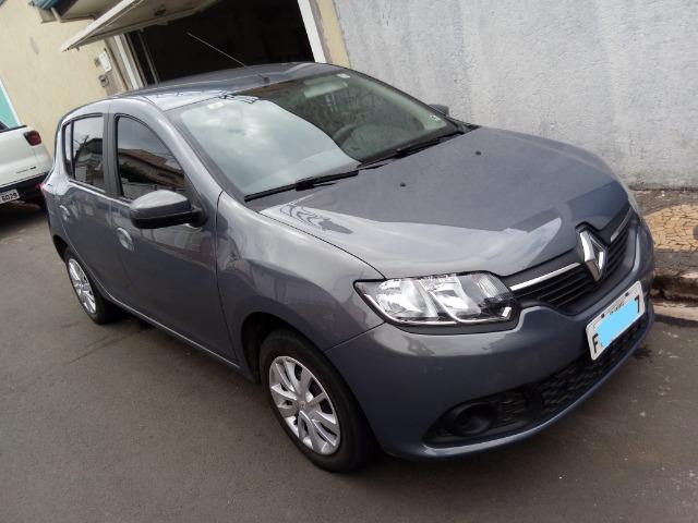 Sandero Expression 1,6 15/15 Cinza Metalizado - Foto 8