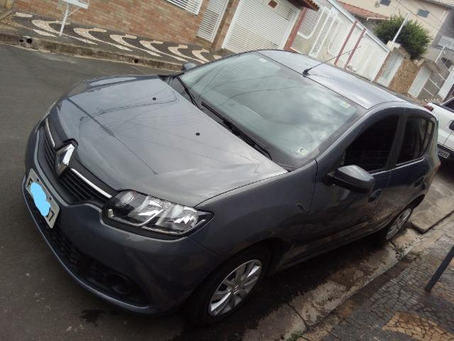 Sandero Expression 1,6 15/15 Cinza Metalizado