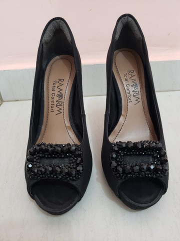 peep toe ramarim total confort