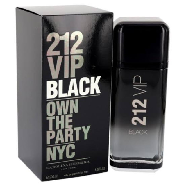 Perfume 212 VIP Black 200 ml Original Importado