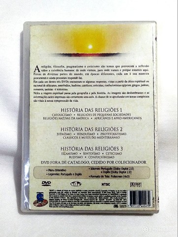 HISTÓRIA DAS RELIGIÕES - BOX COLEÇÃO COMPLETA COM 03 DVDS*