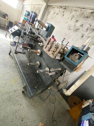 Vendo Impressora flexográfica 5cores + verniz uv e maq com puxada eletrônica - Foto 3