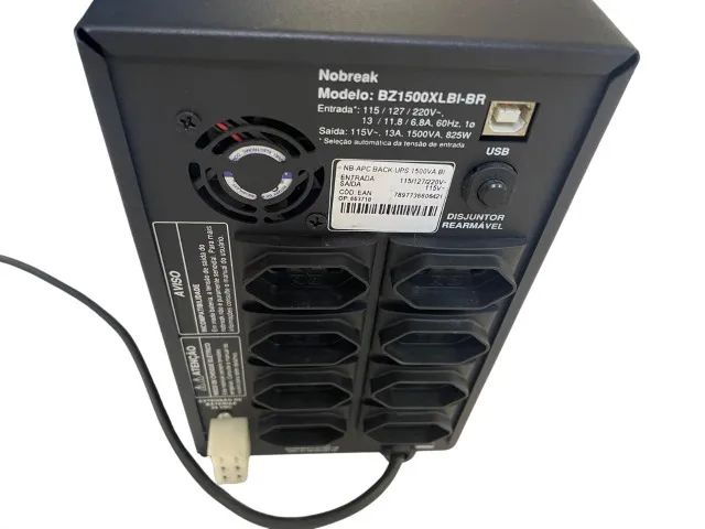 Nobreak APC Back Ups, 1500VA, Bivolt - BZ1500XLBI-BR