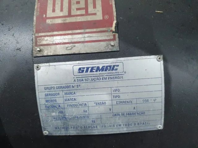 Gerador de Energia 180/150KVA C/(Q.T.A) Revisado C/ Garantia / Aracaju Locação ou Venda - Foto 5