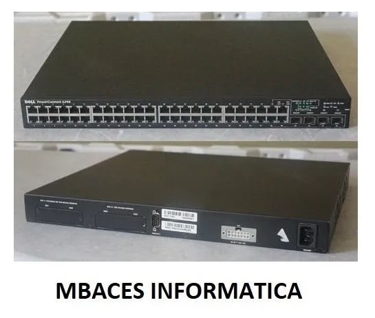 Switch Dell Powerconnect 6248 48 Portas Gigabit 4Sfp C Garantia 