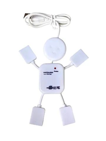 Hub 4 Portas USB Formato Boneco