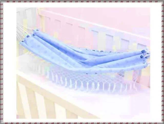 Rede de berço para bebê - excelente - rosa princesa ou azul