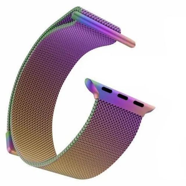 Pulseira Milanese Aço Inoxidável Magnética 40/42/44mm - Foto 6