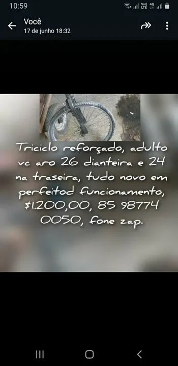 Triciclo grande é reforcado - Foto 2