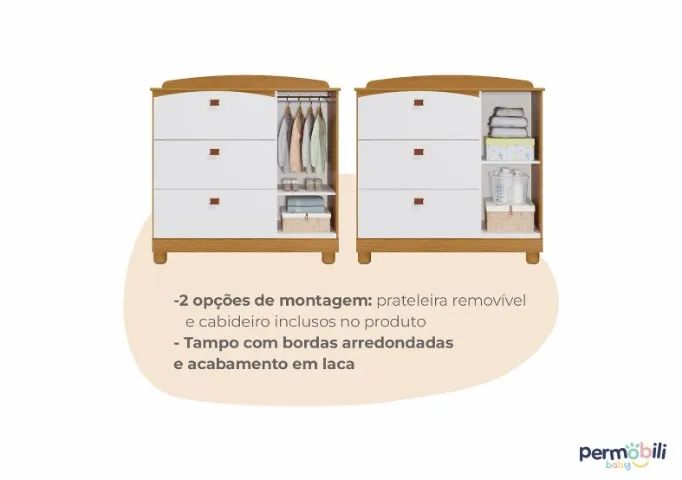 Comoda com Porta Fofura 100% MDF (Nova) - Foto 3