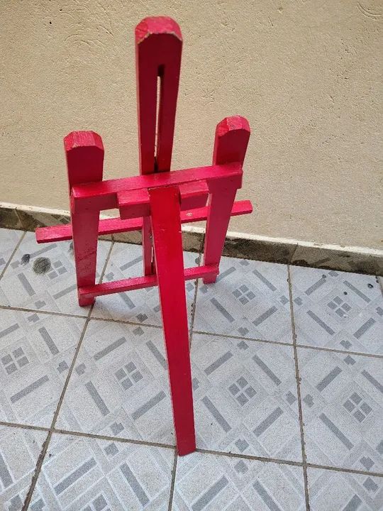 Cavalete Quadros Pintura  - Foto 4