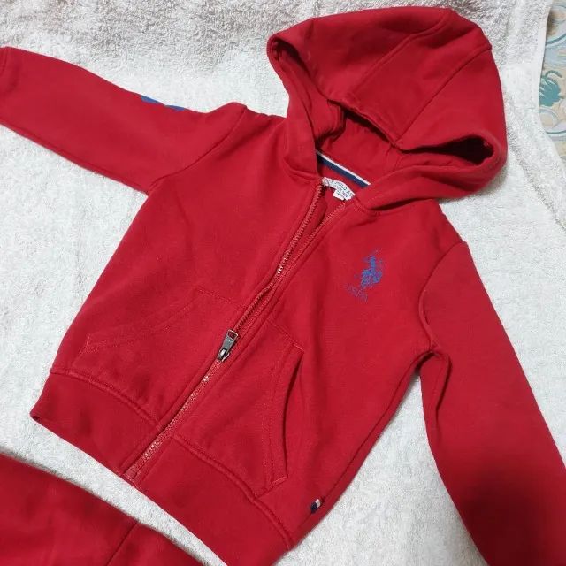 conjunto novo moletom bebê  U.S Polo Assn original importado - Foto 2