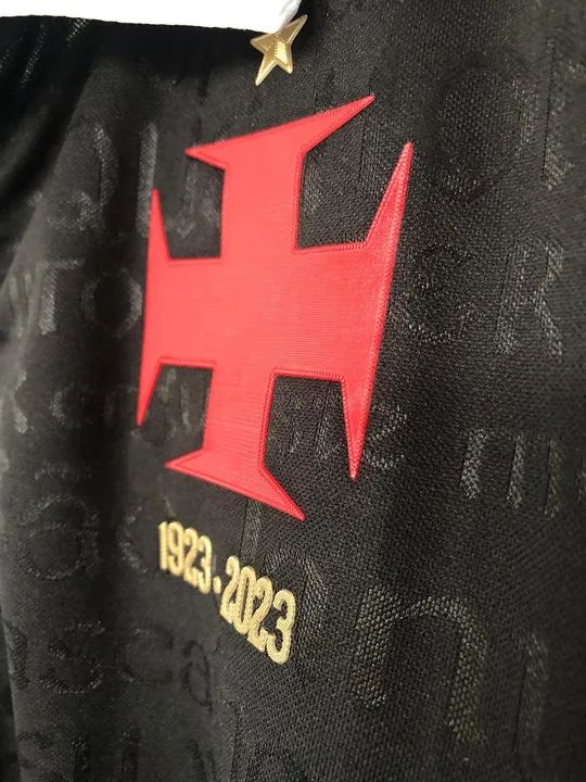 Camisa Vasco 2023 preta Camisas Negras 100 anos tam. G - nova na etiqueta - Foto 5