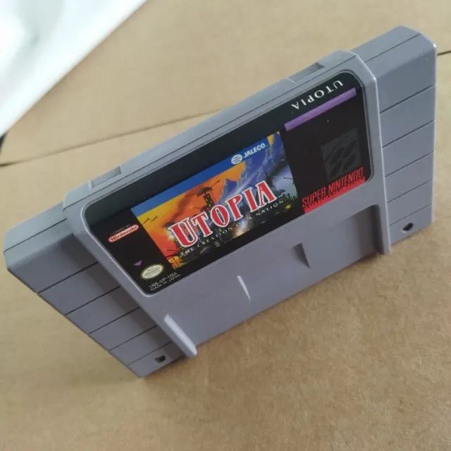 Cartucho Utopia Original para Super Nintendo - Foto 2