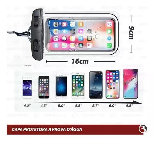 Capa à prova D'água para Celular - Foto 4