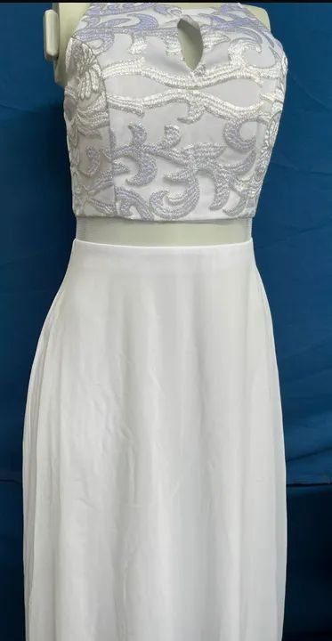 Vestido branco para festas - Foto 3