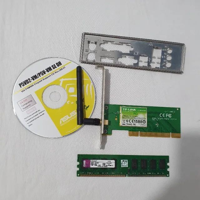 Placa asus p5vd2vm completa com processador , cooler , memória , espelho , funciona ok - Foto 2