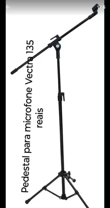 PEDESTAL PARA MICROFONE ?