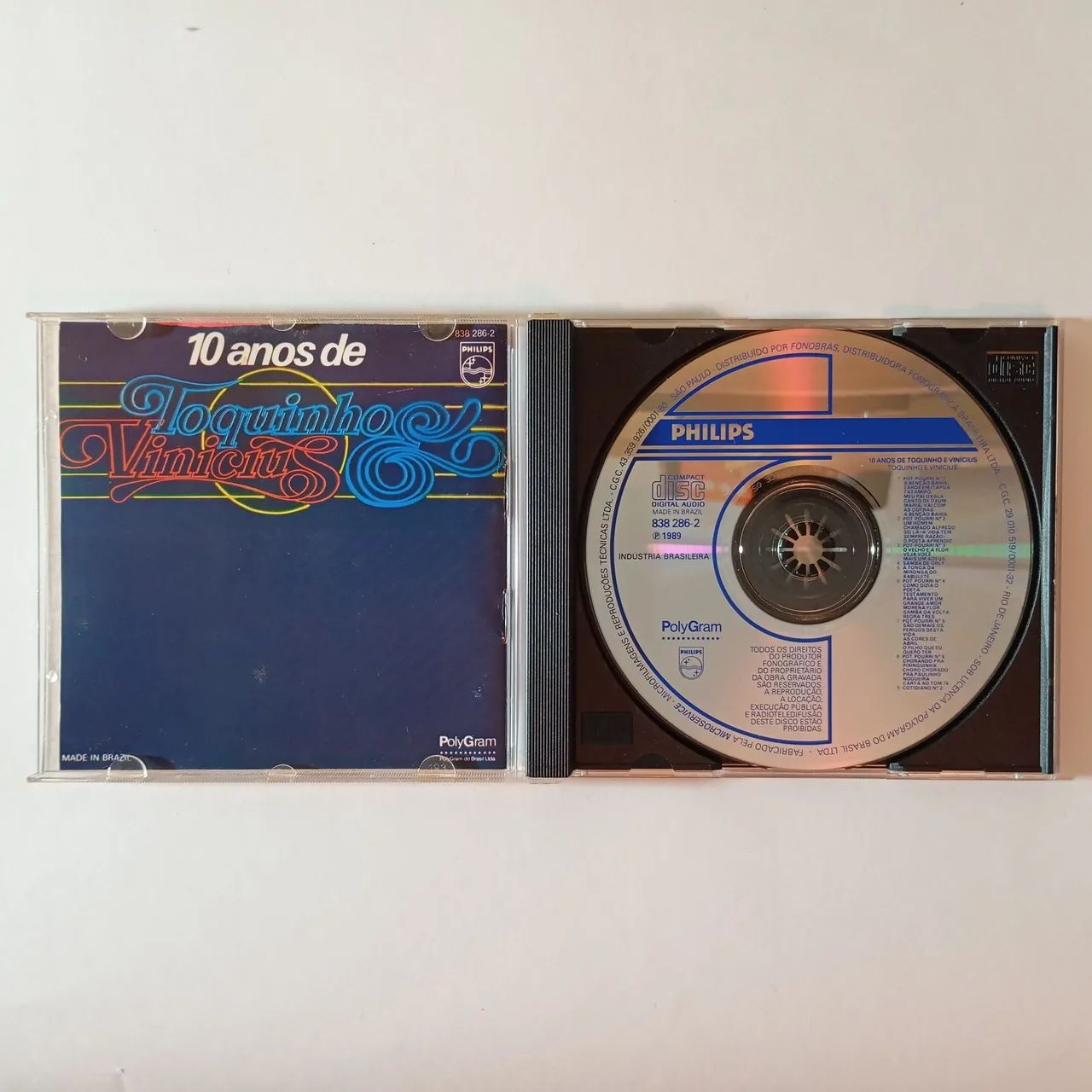 CD Toquinho e Vinícius de Moraes - 10 Anos de Toquinho e Vinícius  - Foto 2