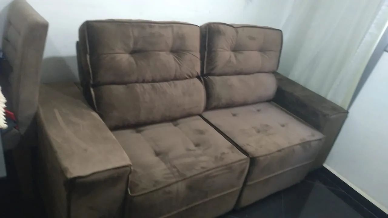 Sofá retratil reclinável super confortável 2,00 - Foto 4