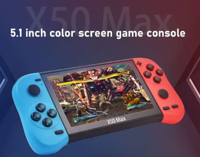 Game X50 Max Retro 15.000 jogos 5.1 Polegadas - Foto 4