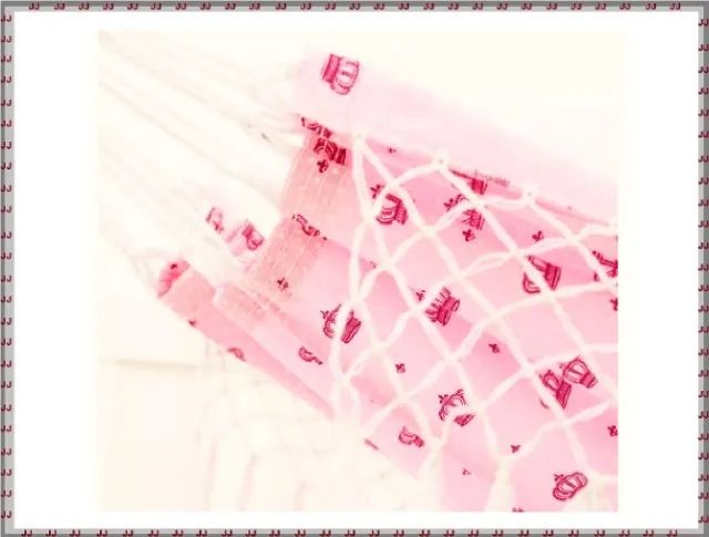 Rede de berço para bebê - excelente - rosa princesa ou azul - Foto 3