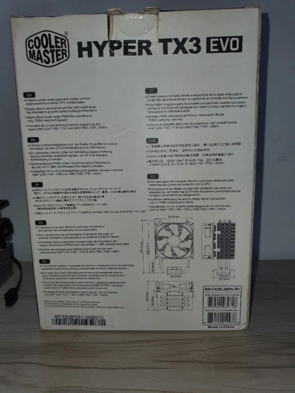 Cooler CPU Hyper TX3 EVO - Intel/AMD - Usado - Foto 2