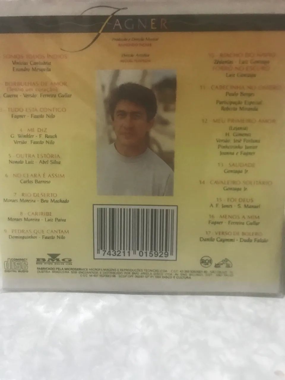 CD FAGNER PEDRAS QUE CANTAM RARO PRIMEIRA EDIÇÃO  - Foto 3