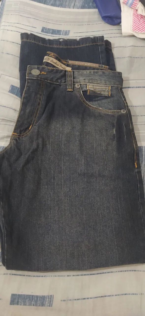 Calça Jeans Quebra Vento Masculina