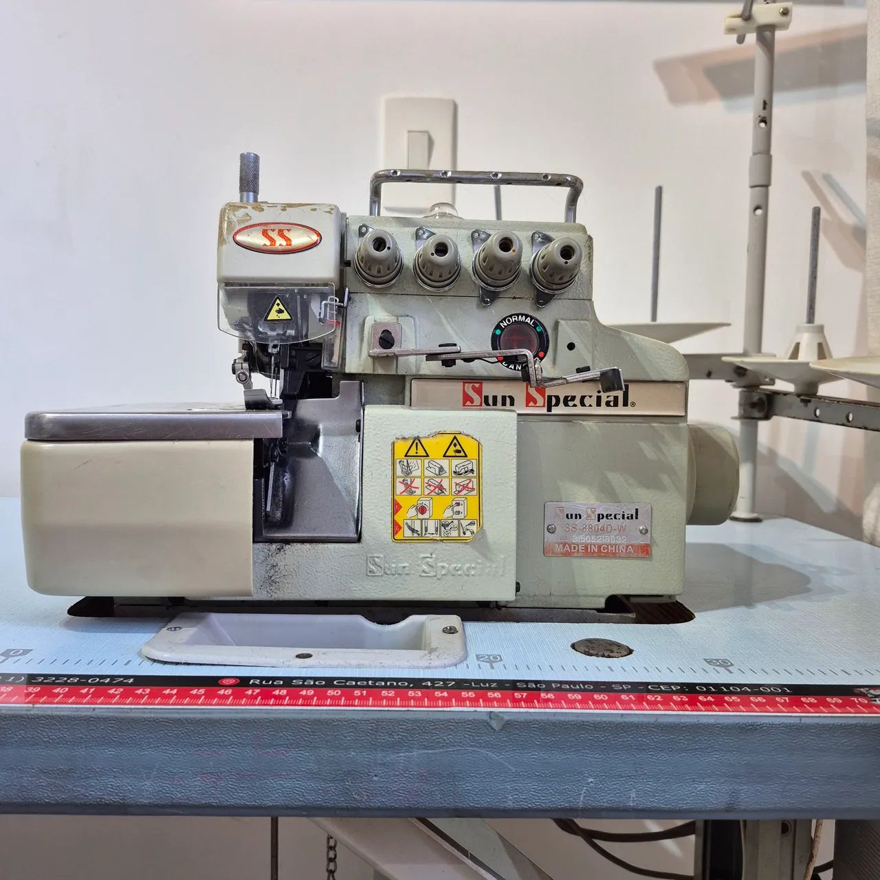 Máquina de Costura Industrial Ponto Cadeia Sun Special