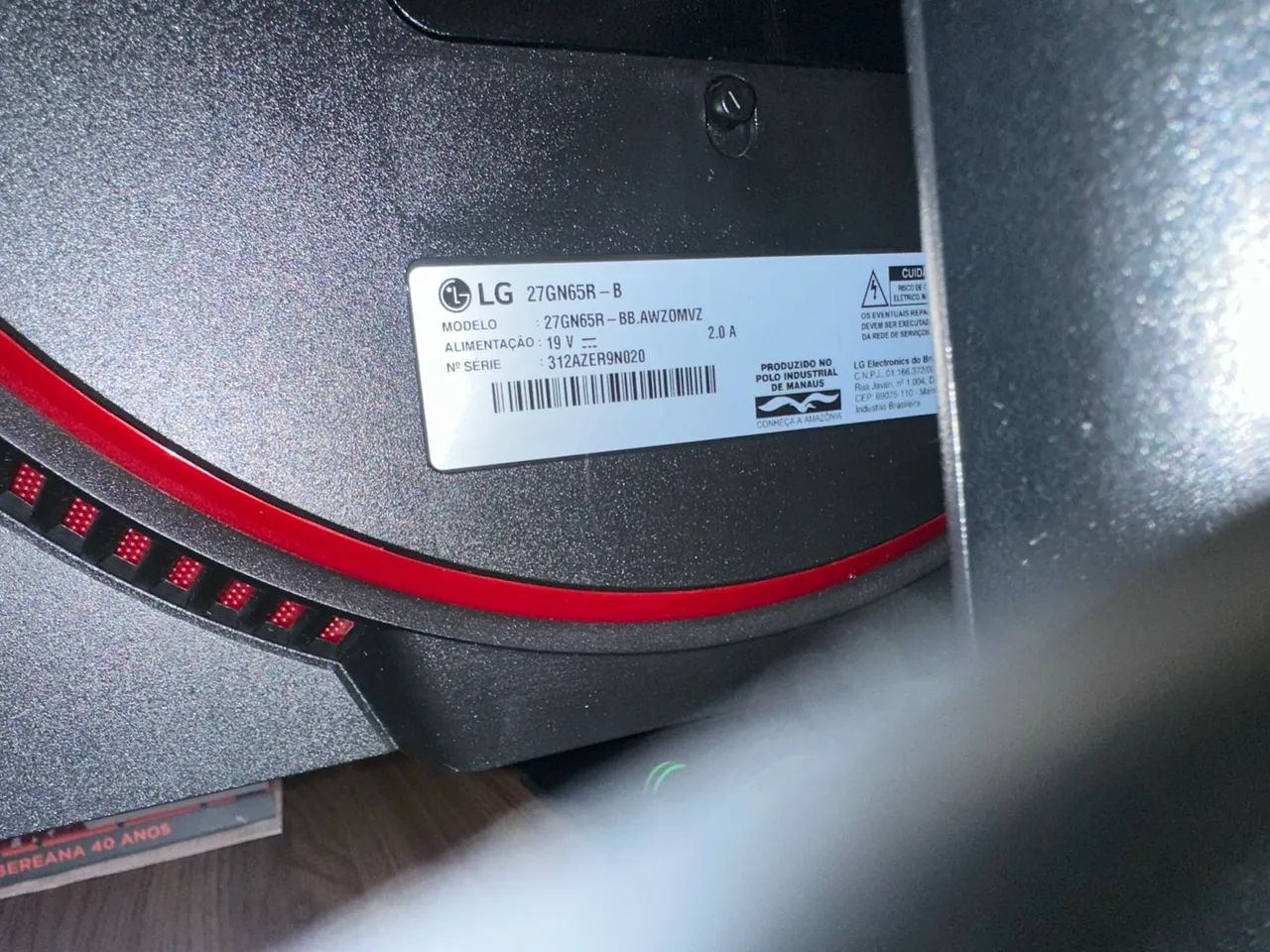 Monitor LG Ultragear 27 polegadas 144hz  - Foto 2