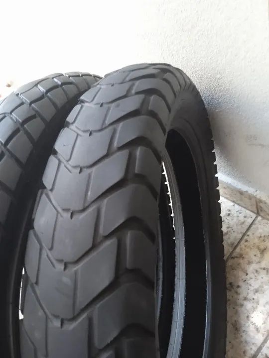 Pneu Par de Bros, XRE 190, XTZ 150 Crosser, Tornado  - Foto 2