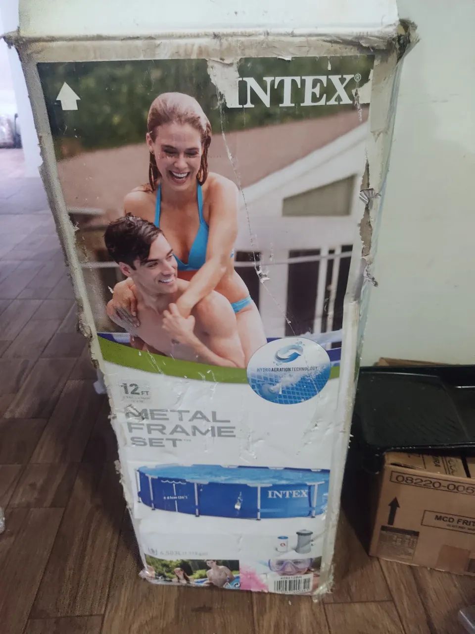 Piscina Estrutural Redonda Intex 6503PAI com capacidade de 6503 litros 3,66 x 3,66 m - Foto 3