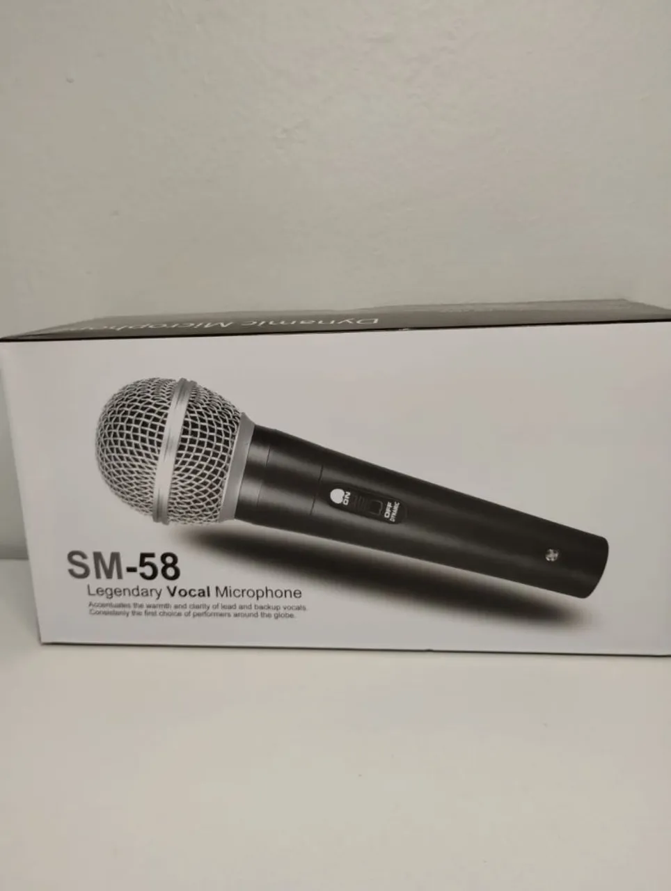 Microfone Vocal SM-58 - Novo