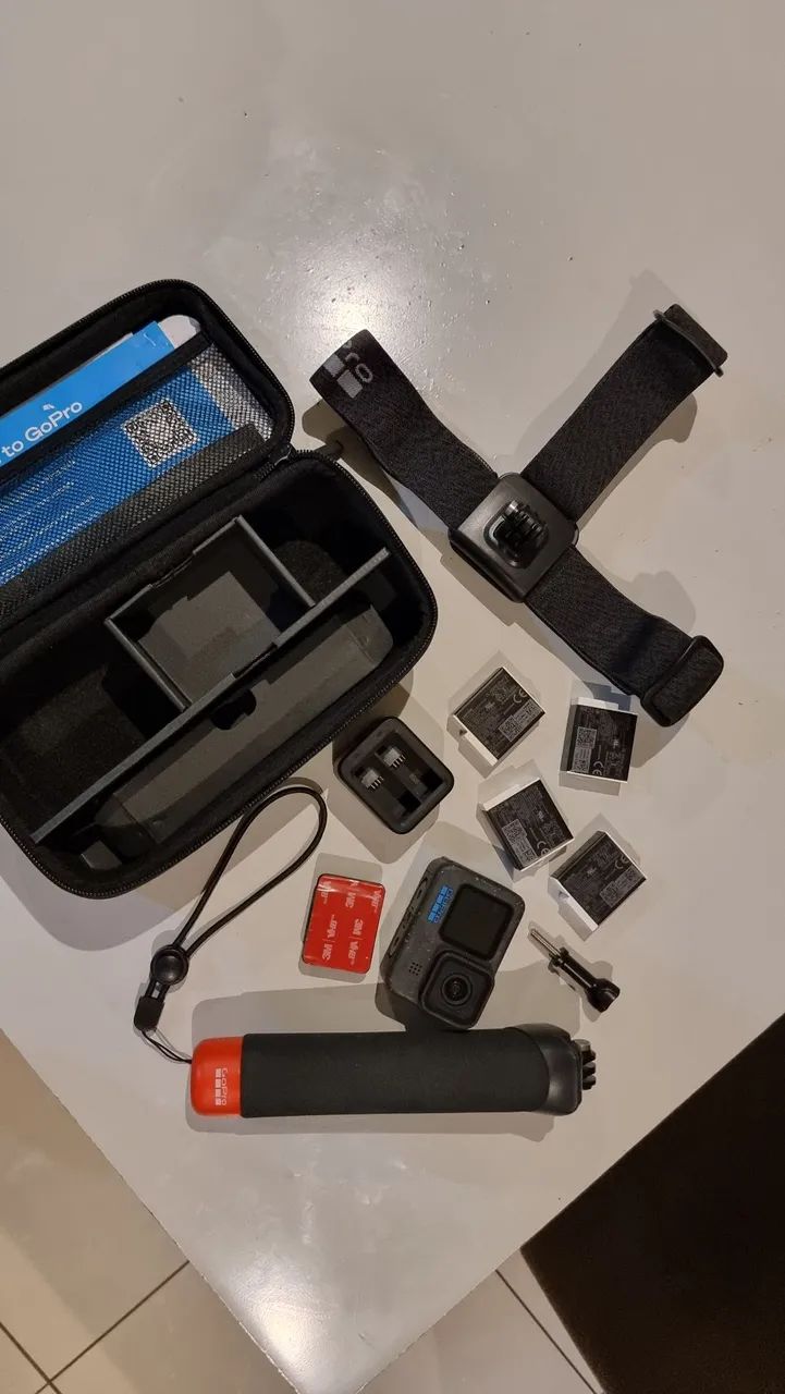 Kit GoPro Hero 12 Black + Acessórios | Usada apenas 3 vezes
